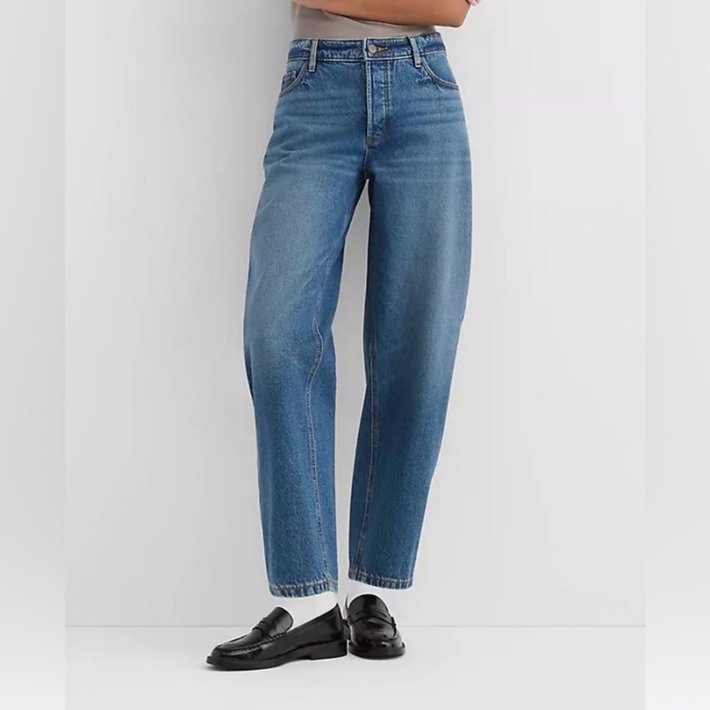 LOFT The Barrel Denim Jeans